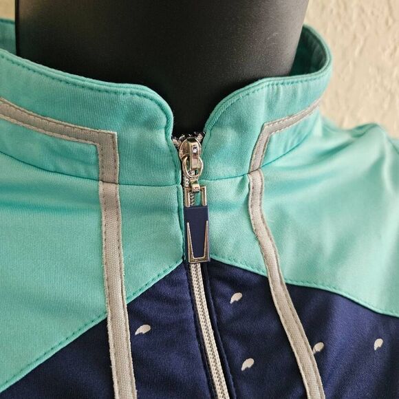 Jamie Sadock Quarter Zip Sleeveless Golf Polo - Picture 4 of 7